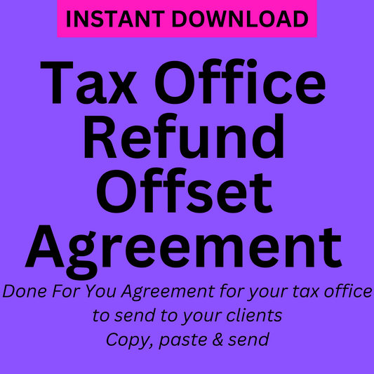 Tax Office Refund Offset Agreement