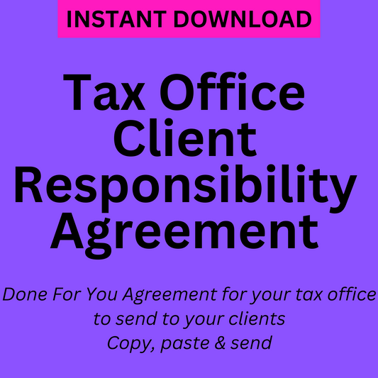 Tax Office Client Responsibility Agreement